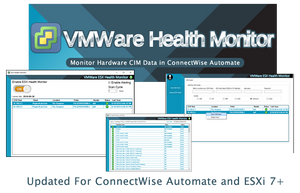 How do you monitor your clients' ESX hosts for any issues or potential problems inside ConnectWise Automate?